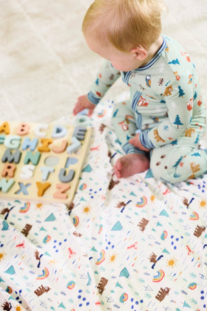 baby blanket - downeast daydreams