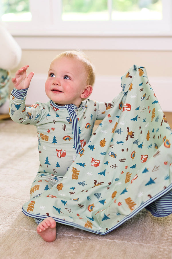 baby blanket - little pines