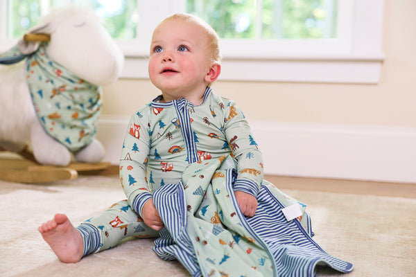 baby blanket - little pines