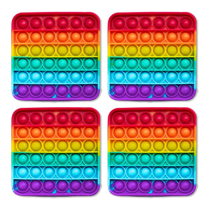 .4 Extra Rainbow Fidget Mats (The Fidget Game: Sight Words)