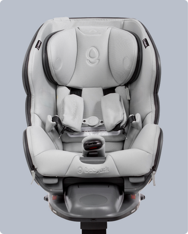 Classic Convertible Car Seat for infants and toddlers, featuring safety harness and adjustable design.