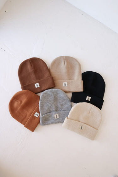 Soft ff Knit Beanie for adults, perfect for warmth and style in any season.