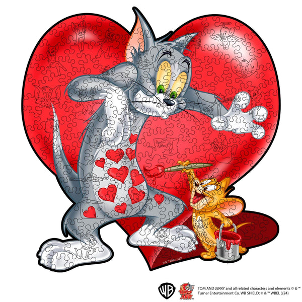 Wooden jigsaw puzzle Tom & Jerry™ – In Love