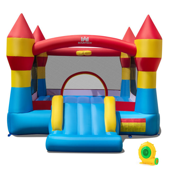 Indoor Outdoor Blow-up Bouncy Castle with 550W Blower for Yard