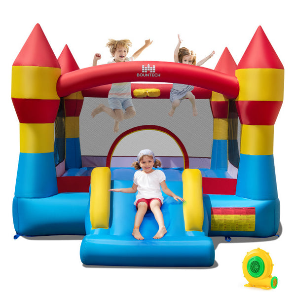 Indoor Outdoor Blow-up Bouncy Castle with 550W Blower for Yard