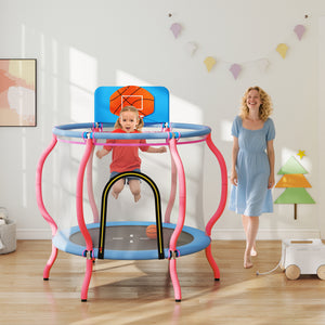 Kids Trampoline Indoor & Outdoor Pumpkin Trampoline - Safety Net