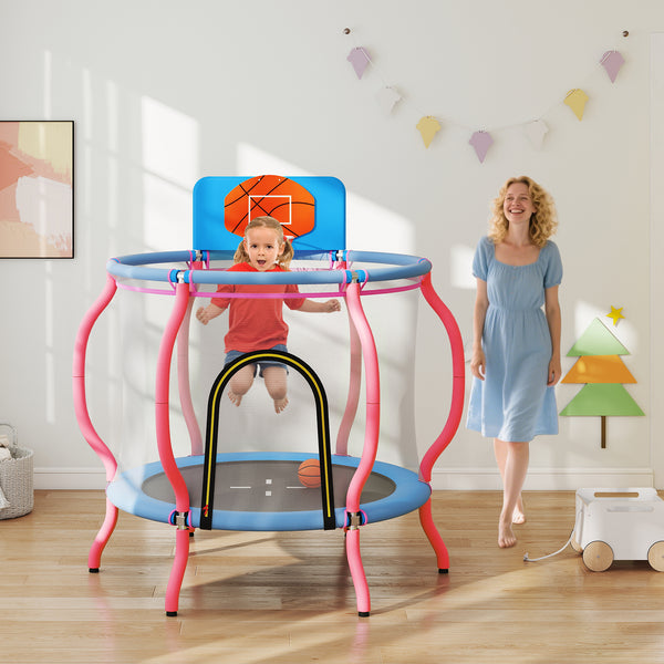 Kids Trampoline Indoor & Outdoor Pumpkin Trampoline - Safety Net