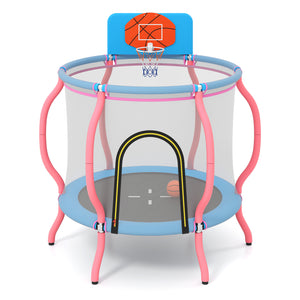 Kids Trampoline Indoor & Outdoor Pumpkin Trampoline - Safety Net