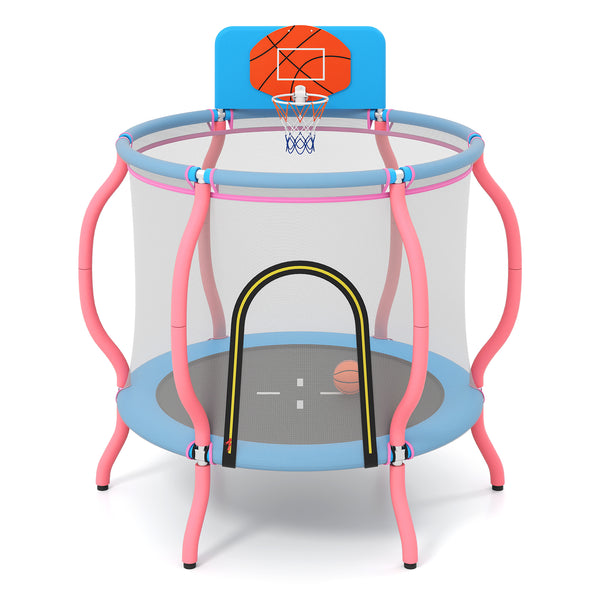 Kids Trampoline Indoor & Outdoor Pumpkin Trampoline - Safety Net