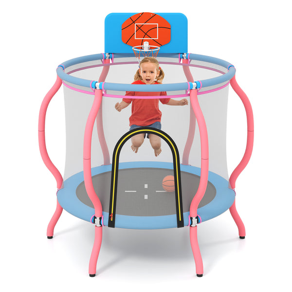 Kids Trampoline Indoor & Outdoor Pumpkin Trampoline - Safety Net