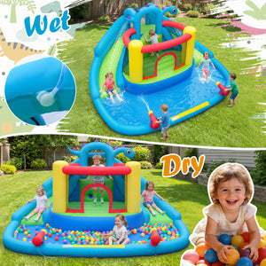 Inflatable Water Slide Park Dinosaur-themed Kids Inflatable Bounce House