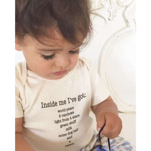 Pre-order for mid-May delivery Inside Me Poem Short Sleeve Romper