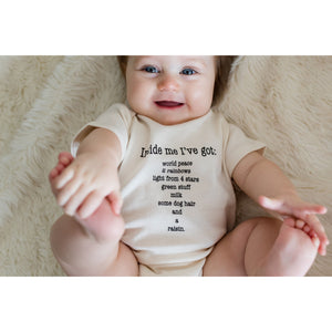 Pre-order for mid-May delivery Inside Me Poem Short Sleeve Romper