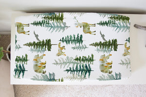 Changing Pad Cover - In The Woods