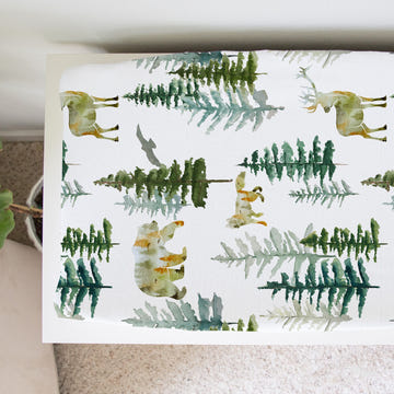 Honey Lemonade Changing Pad Cover In The Woods 16" x 32" x 4"