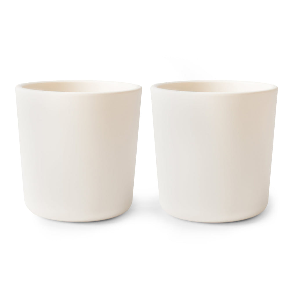 Mushie Dinnerware Cups Soft Colors Non-Toxic PP Plastic