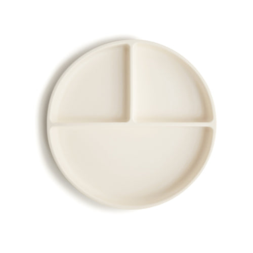 Mushie Silicone Suction Plate Keeps Plate in Place