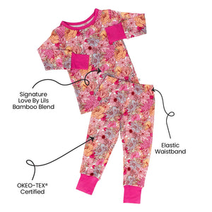 Journee Bamboo 2-Piece Long Sleeve Set