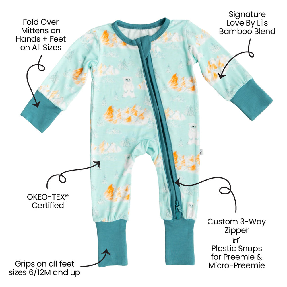 Jude Bamboo Convertible Footie (2T-4T)