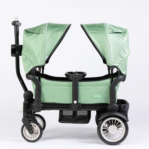 Stroller wagon "The Wagon - Spring Fern" viewed from angle 3, showcasing its stylish design and functionality for babies.