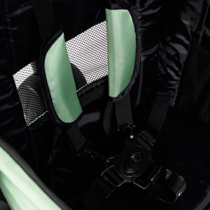 Spring Fern stroller wagon at angle 5, showcasing its stylish design and spacious interior for comfortable baby transport.