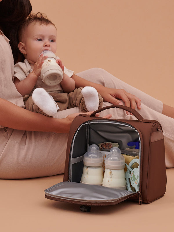 Insulated Bottle Bag - Espresso