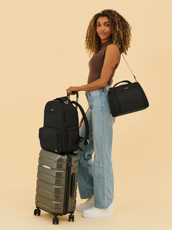 Classic Diaper Backpack - Black - MOOGCO Baby