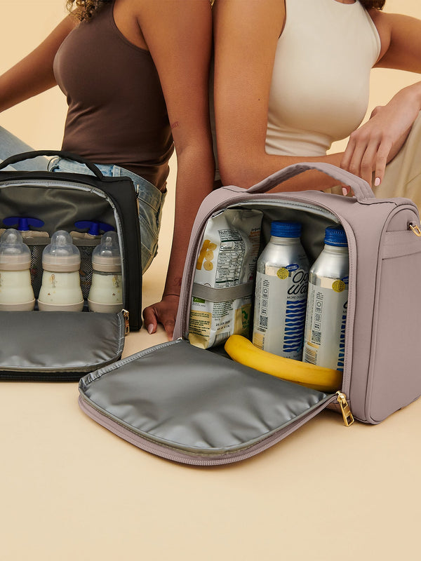 Insulated Bottle Bag - Taupe - MOOGCO Baby