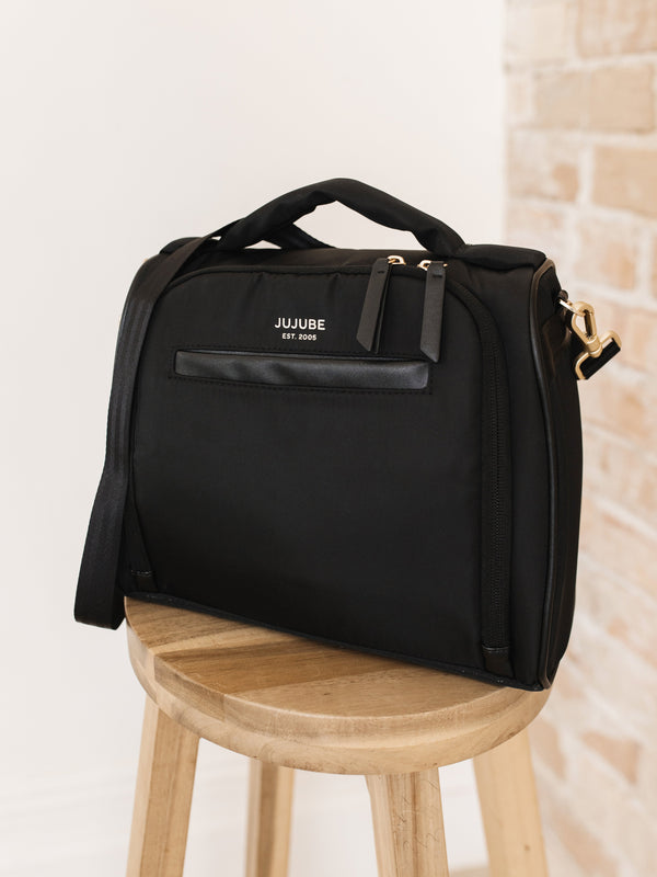 Satchel Diaper Bag - Black