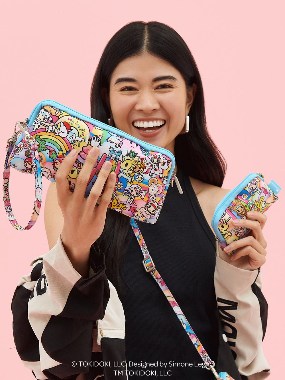 tokidoki Be Set 3-Piece Pouch Set for babies - 20th Anniversary Celebration design, colorful and fun accessories.