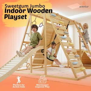 Sweetgum Jumbo Indoor Sensory Playset for babies, showcasing colorful textures and engaging shapes from angle 2.