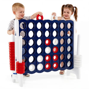 Jumbo 4-to-Score Game Set for Kids and Adults 3.5FT Tall by 4FT Wide Oversized Family Fun Game