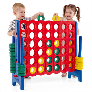 Jumbo 4-to-Score Game Set for Kids and Adults 3.5FT Tall with Storage Carrying Bag