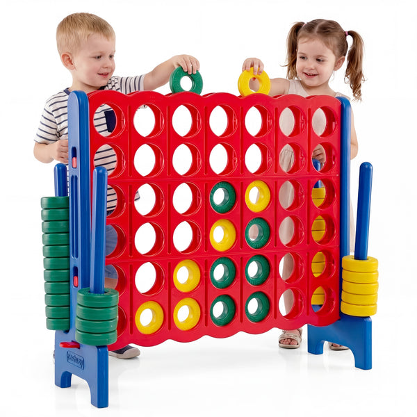 Jumbo 4-to-Score Game Set for Kids and Adults 3.5FT Tall with Storage Carrying Bag