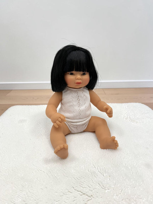 Bebenita 13" Baby Girl Doll - Juneau | Unscented & Fully Clothed