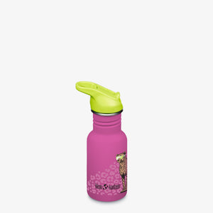 12oz Kid's Classic bottle with Flip Seal Sport Cap, angled view showcasing vibrant design and functionality.