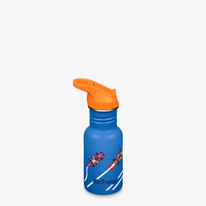 12oz Kid's Classic bottle with Flip Seal Sport Cap, angled view showcasing vibrant design and functionality for kids.