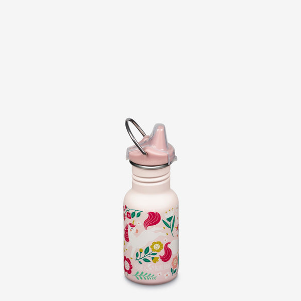 12oz Kid's Classic Sippy bottle in angle 12 view, perfect for toddlers transitioning to independent drinking.