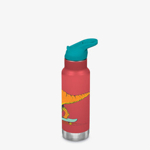 12oz Kid's Classic Insulated Bottle with Flip Seal Sport Cap, shown at angle 17, perfect for on-the-go hydration.