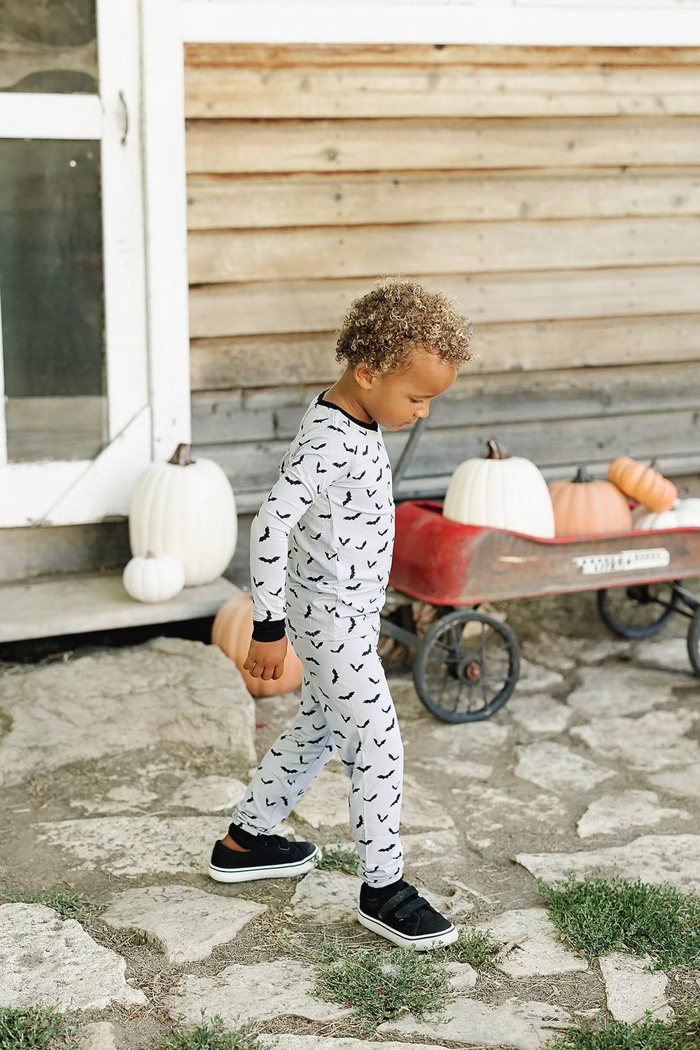 Bats Bamboo Cozy Set for babies - soft, eco-friendly two-piece outfit in playful bat design.
