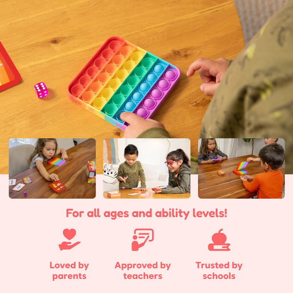 "Kindergarten Bundle toys for kids, featuring colorful educational games and fun activities, displayed at angle 4."