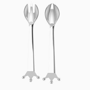 Majestic Sterling Silver Baby Spoon Fork Set by Krysaliis