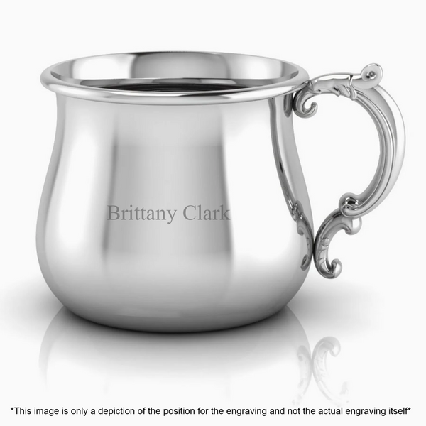 Krysaliis Sterling Silver Baby Cup - Bulge Victorian