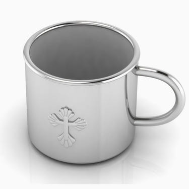 Krysaliis Sterling Silver Baby Cup - Cross