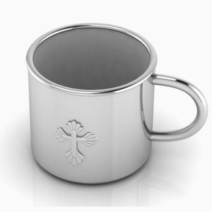 Krysaliis Sterling Silver Baby Cup - Cross