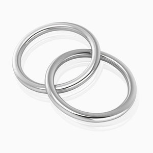 Krysaliis Silver Plate Baby Rattle Teether - 2 Ring