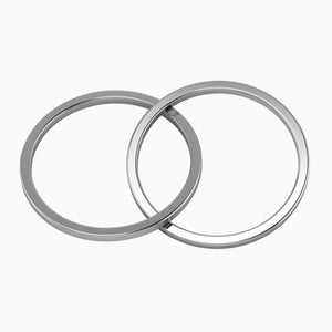 Krysaliis Sterling Silver Teether Rattle -  2 Ring