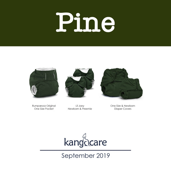 Rumparooz Newborn Cloth Diaper Covers in Pine - Angle 4 view, perfect for eco-friendly bedding and sleep solutions.