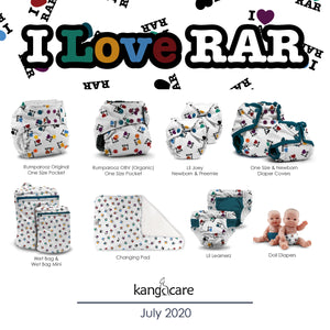 Kanga Care Changing Pad & Sheet Saver - I Love RAR