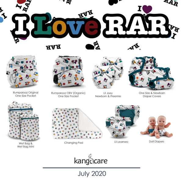 Kanga Care Changing Pad & Sheet Saver - I Love RAR